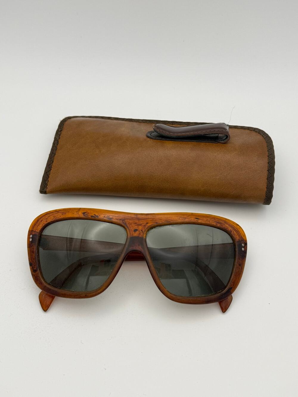 Vintage Cool-Ray Polaroid 310 Sun Gypsy Sunglasses w/ Case Classic Midcentury